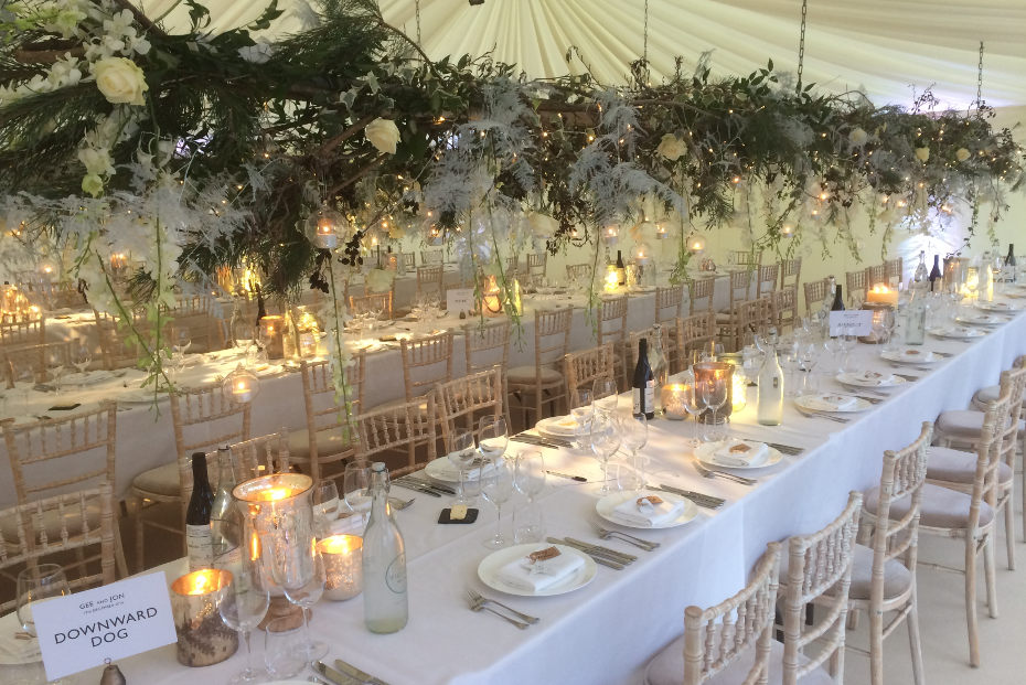 Winter Themed Wedding Marquee