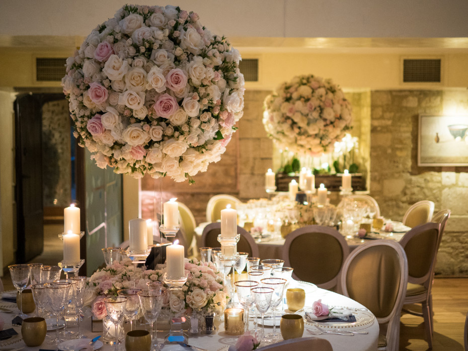 Dining area of Le Manoir Aux Quat Saisons Marquees and Pavilions